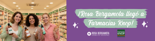 Rosa Bergamota ya está en Farmacias Knop