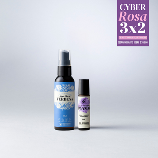Pack Agua Floral de Verbena de 60ml +  Roll On Lavanda