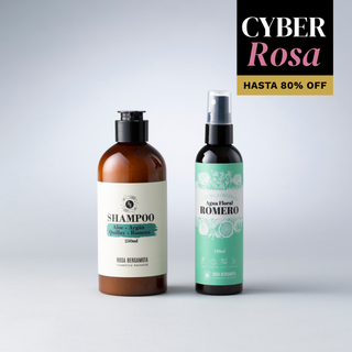 Básicos Anticaída: Shampoo Anticaída + Agua de Romero