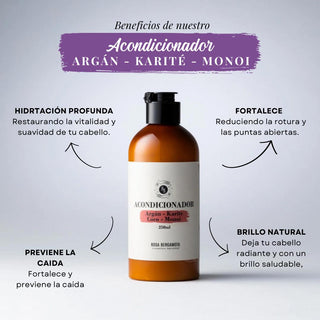 Pack Anticaspa: Shampoo 250ml + Acondicionador 250ml + Gel Aloe Vera 200ml + Agua De Romero 120ml