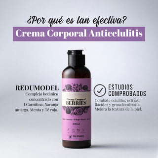 2x1 Crema Corporal Anti Celulitis Berries