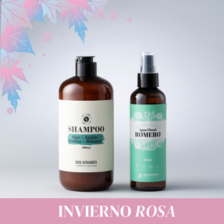 Básicos Anticaída: Shampoo Anticaída + Agua de Romero