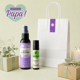 Pack Agua Floral de lavanda 60ml + Roll On Bergamota