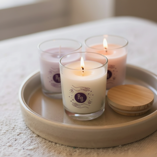 Pack Velas de Soja: Bergamota, Lavanda y Frutos Rojos