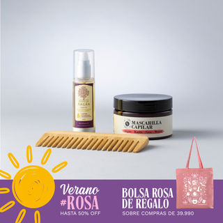 Pack Humectación Capilar: Aceite de Argán + Mascarilla Capilar + Peineta de REGALO