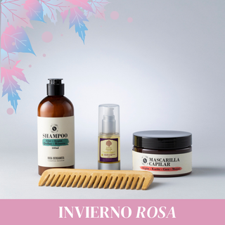 Pack Rulos y Cabello deshidratado + Peineta de madera de REGALO