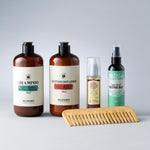 Pack Anticaída GRANDE + REGALO Shampoo 500ml + Acondicionador 500ml + Argán 50ml + Agua de Romero 200ml + PEINETA DE MADERA DE REGALO