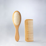 Cepillo + Peineta de Madera
