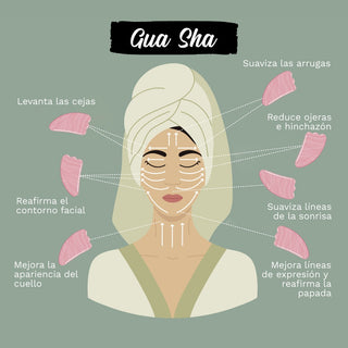 Rodillo Facial Cuarzo Rosa + Piedra Gua Sha + Roll On Argán + Agua Floral de Verbena