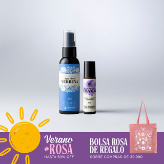Pack Agua Floral de Verbena de 60ml +  Roll On Lavanda