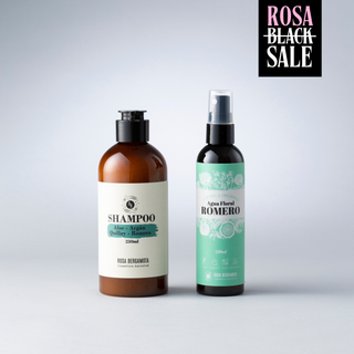 Básicos Anticaída: Shampoo Anticaída + Agua de Romero