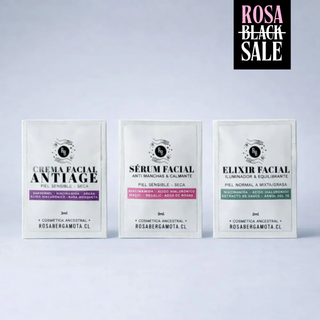 Prueba nuestra Línea Antiage: Sachets 3ml Elixir + Serum + Crema Facial