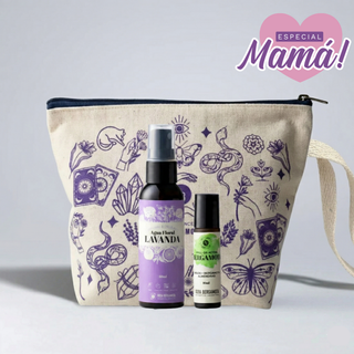 Pack Agua Floral de lavanda 60ml + Roll On Bergamota
