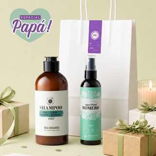 Básicos Anticaída: Shampoo Anticaída + Agua de Romero