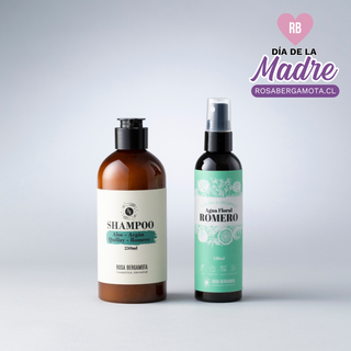 Básicos Anticaída: Shampoo Anticaída + Agua de Romero