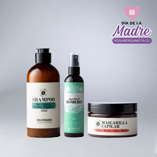 Pack Shampoo + Mascarilla Capilar + Agua de Romero 120 ml