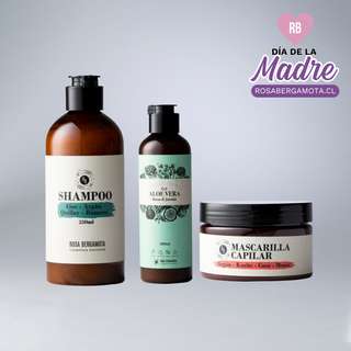 Pack Shampoo + Mascarilla Capilar + Gel de Aloe Vera